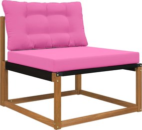vidaXL Μαξιλάρι Καναπέ Εξωτερικού Χώρου 2 pcs Ροζ Πολυεστέρας