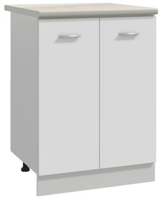 vidaXL Πάγκος Κουζίνας Κρεμ 60 x 60 x 2,8 εκ. από Μοριοσανίδα