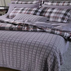 Κουβέρτα 1186 Lilac Down Town Μονό 170x240cm 100% Βαμβάκι