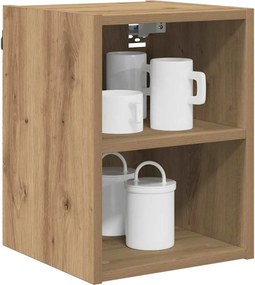 vidaXL Κρεμαστό ντουλάπι Artisan Oak 30 x 29,5 x 40 εκ.