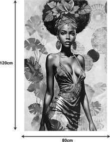 Πίνακας σε καμβά Georgina 3D Inart 80x3x120εκ