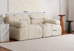 2-Seat Sofa Soli 2 Seater - White White