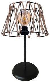 Επιτραπέζιο Φωτιστικό 7048 Fylliana Μαύρο 30x30x48 εκ. 30x30x48 εκ.