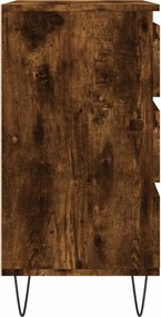 vidaXL Ντουλάπι Καπνιστή Δρυς 60x35x70 εκ. από Επεξεργασμένο Ξύλο