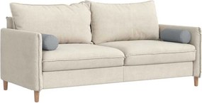 vidaXL Μαξιλάρια Στήριγμα 2 pcs Ανοιχτό γκρι Ø 15 x 40 εκ ύφασμα