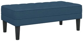 vidaXL παγκάκι Μπλε 113 x 57 x 39 εκ. ύφασμα