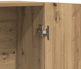 vidaXL Ντουλάπα τεχνίτης Δρυς 70 x 31 x 115 εκ. από Επεξεργασμένο Ξύλο