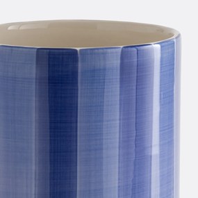 Κεραμικό βάζο με ρίγες, ύψος 25 εκ., JAOMA