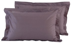 Ζεύγος Μαξιλαροθήκες Oxford (50x70) Das Home Best Line Μωβ