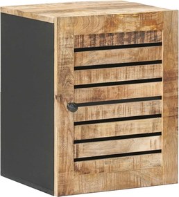 vidaXL Κρεμαστό ντουλάπι Καφέ και Μαύρο 38 x 33,5 x 48 εκ.