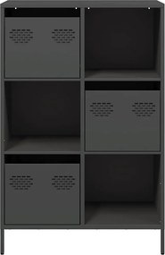 vidaXL Ντουλάπι Μαύρο 68x39x103,5 εκ. από Χάλυβα