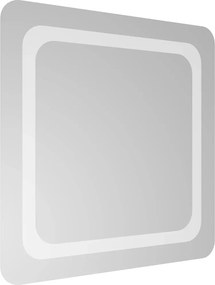 vidaXL Καθρέφτης Μπάνιου με LED 50x50 εκ.