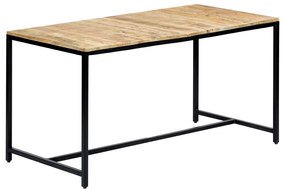 vidaXL Τραπεζαρία 140 x 70 x 75 εκ. από Μασίφ Ακατέργαστο Ξύλο Μάνγκο