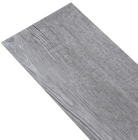 vidaXL Δάπεδο Αυτοκόλλητο Γκρι Ματ Ξύλου 2,51 μ² / 2 χιλ. από PVC