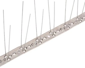 vidaXL Απωθητικές Ακίδες Περιστεριών 2 Σειρών Σετ των 20 10μ Αν.Ατσάλι