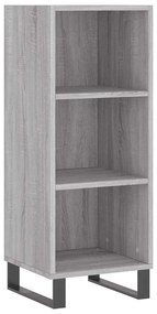 vidaXL Ντουλάπι Γκρι sonoma 34,5x32,5x90εκ. από Επεξεργασμένο Ξύλο