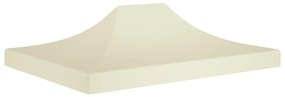 vidaXL Κάλυμμα Τέντας Εκδηλώσεων Κρεμ 4,5 x 3 μ. 270 γρ/μ²