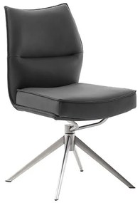 Bali Καρεκλα Relax Μαύρη + Υποπόδιο 83x86x102 cm