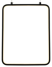 Φωτιστικό Οροφής Μονόφωτο LED Aca Symetria V30LEDP26BK Black