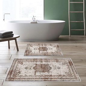 Bathmat Set (2 Pieces) Kt467 Multicolor