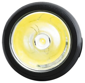 GloboStar® 79021 Φορητός Φακός Χειρός CREE LED 3W 240lm - με Επαναφορτιζόμενη Μπαταρία 1400mAh &amp; Χειροκίνητο Φορτιστή Δυναμό - Ψυχρό Λευκό 6000K - Φ4.1 x Υ15cm