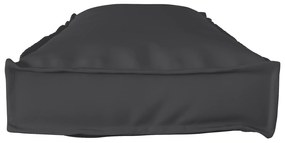vidaXL Μαξιλάρι Παλέτας για Παγκάκι Μαύρο 120x40x8 εκ. Ύφασμα Oxford