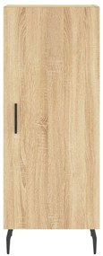 vidaXL Μπουφές Sonoma δρυς 34,5 x 34 x 180 εκ. από Επεξεργασμένο Ξύλο