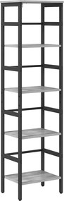 vidaXL Ράφι Βιβλίων 4 επιπέδων 40 x 29,5 x 149 εκ Επεξεργασμένο Ξύλο