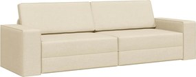 vidaXL Κρεβάτι καναπές Κρεμ 245 x 78 x 77 εκ. ύφασμα
