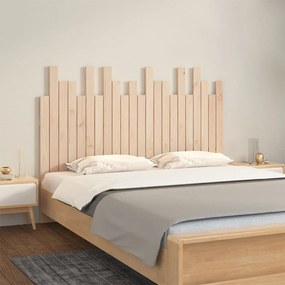 vidaXL Κεφαλάρι Επιτοίχιο 140x3x80 εκ. από Μασίφ Ξύλο Πεύκου