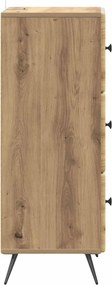vidaXL Ντουλάπι με Συρτάρια 33 x 34,5 x 90 εκ Επεξεργασμένο Ξύλο