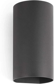 Φωτιστικό Τοίχου-Απλίκα Bruc 70828 Φ12x10,8x24cm Led 830lm 13W 3000K Dark Grey Faro Barcelona