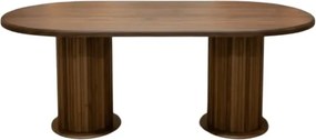 Stewehome Μονό τραπέζι MDF Bohem από MDF Καρυδί 90x170 cm