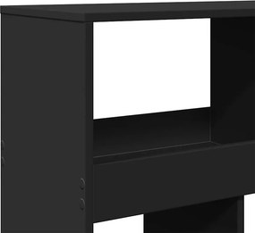 vidaXL Βιβλιοθήκη Μαύρη 100x33x187,5 εκ. Επεξ. Ξύλο