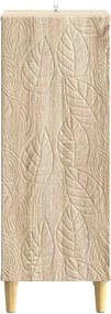 vidaXL Πλαϊνό γραφείο Sonoma Δρυς 33 x 34,5 x 90 εκ Επεξεργασμένο Ξύλο