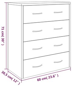 ΣΥΡΤΑΡΙΕΡΑ ΜΕ 4 ΣΥΡΤΑΡΙΑ ΜΑΥΡΗ 60 X 30,5 X 71 ΕΚ. 342577