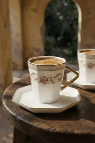 Stewehome Σετ πορσελάνιων φλιτζανιών καφέ για 6 άτομα Πολύχρωμο