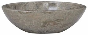 vidaXL Νιπτήρας Γκρι 53 x 40 x 15 εκ. Μαρμάρινος