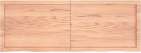 vidaXL Πάγκος Μπάνιου Αν. Καφέ 140x50x(2-4) εκ. Επεξεργ. Μασίφ Ξύλο