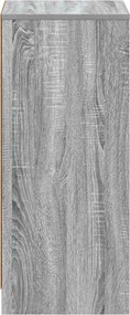 vidaXL Ντουλάπι Μπάνιου Γκρι Sonoma 35 x 36,5 x 85 εκ.
