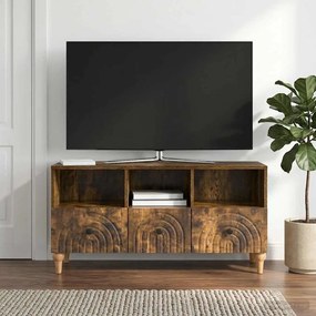 VidaXL Ντουλάπι TV 102 x 34,5 x 50 εκ. Καπνιστή Δρυς