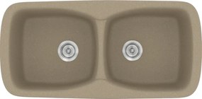 Sanitec Classic 319 (93×51) - Γρανιτένιος νεροχύτης - Granite Taupe