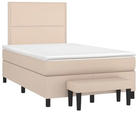 ΚΡΕΒΑΤΙ BOXSPRING ΜΕ ΣΤΡΩΜΑ ΚΑΠΟΥΤΣΙΝΟ 120X200ΕΚ.ΑΠΟ ΣΥΝΘ.ΔΕΡΜΑ 3137598