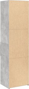 VidaXL Ντουλάπι Γκρι Σκυροδέματος 50x42,5x185 εκ. Επεξεργασμένο Ξύλο