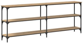 vidaXL Τραπέζι Κονσόλας Ξύλο Δρυός 200x29x75 εκ. Σχεδιασμένο Ξύλο