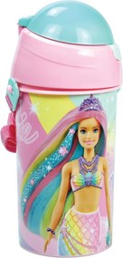 Παγούρι 500ml Με Καλαμάκι Gim FD Barbie 571-22209