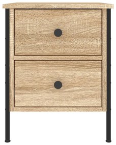 vidaXL Κομοδίνο Sonoma Δρυς 40 x 42 x 50 εκ. από Επεξεργασμένο Ξύλο