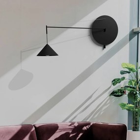 Απλίκα Τοίχου Roma Wall 60cm G9 Μαύρο