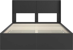 vidaXL Καλάθι με αποθήκη και κεφαλάρι Μαύρο 150 x 200 cm