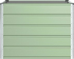 vidaXL Γλάστρα Παστέλ Πράσινο 100 x 100 x 75 εκ Ατσάλι